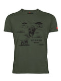 Sniper Kv Mens Vintage T-Shirt Khaki