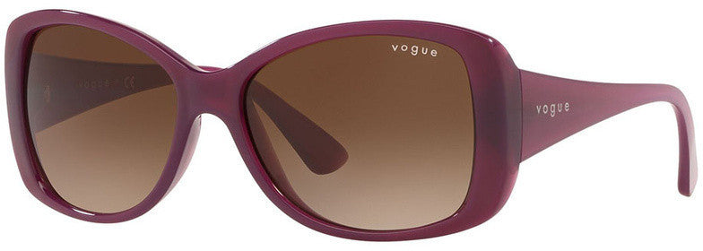 Vogue Brown Lens Sunglasses For Women In Purple