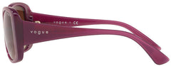 Vogue Brown Lens Sunglasses For Women In Purple
