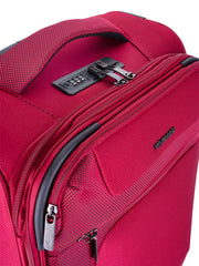 Voyager Istria 4 Wheel Trolley Case Red