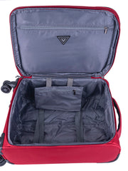 Voyager Istria 4 Wheel Trolley Case Red