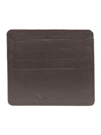 Voyager Mens Hunter Leather Credit Card Insert In Brown