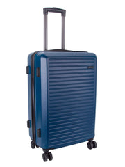 Voyager Mahe  4 Wheel Trolley Case Navy Blue