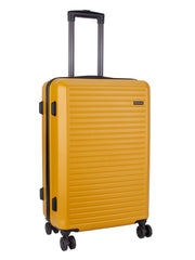 Voyager Mahe 4 Wheel Trolley Case Yellow