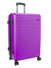 Voyager Mahe 4 Wheel Trolley Case Purple