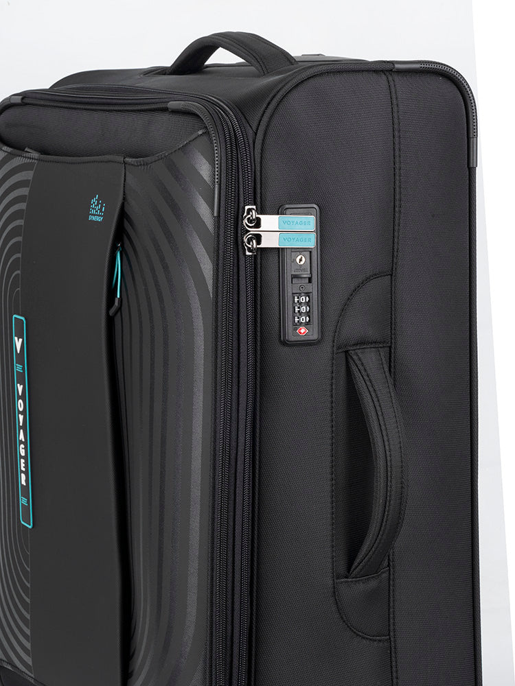 Voyager Synergy Trolley Case Black
