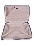 Voyager Traveler Trolley Case Whte And Grey