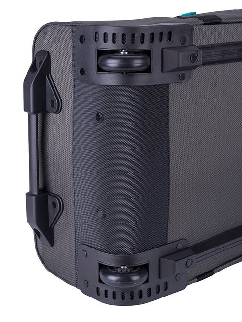 Cellini Voyager Trek Trolley Duffel Bag In Granite