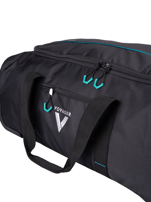 Cellini Voyager Trek Trolley Duffel Bag In Black