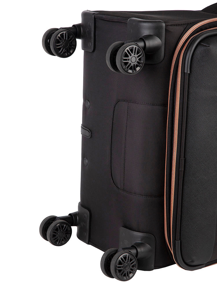 Cellini Allure  4 Wheel Trolly Case Black