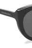 Balenciaga Black Catlook frame Sunglasses In Black & Grey