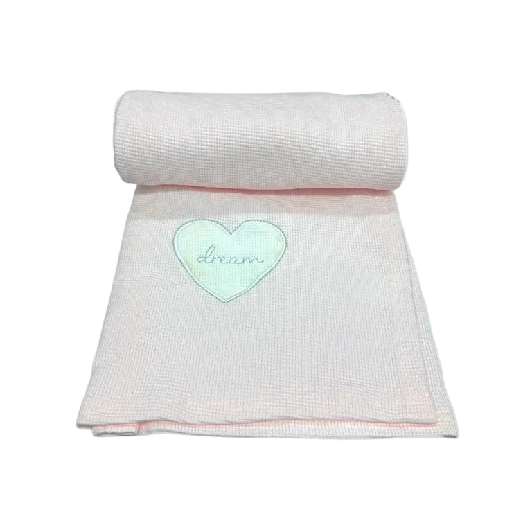 Mothers Choice Cotton Waffle Blanket In Pink