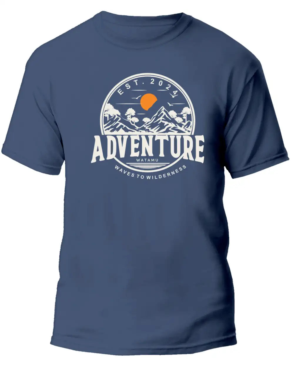 Watamu Mens Sunset T-Shirt In Arctic