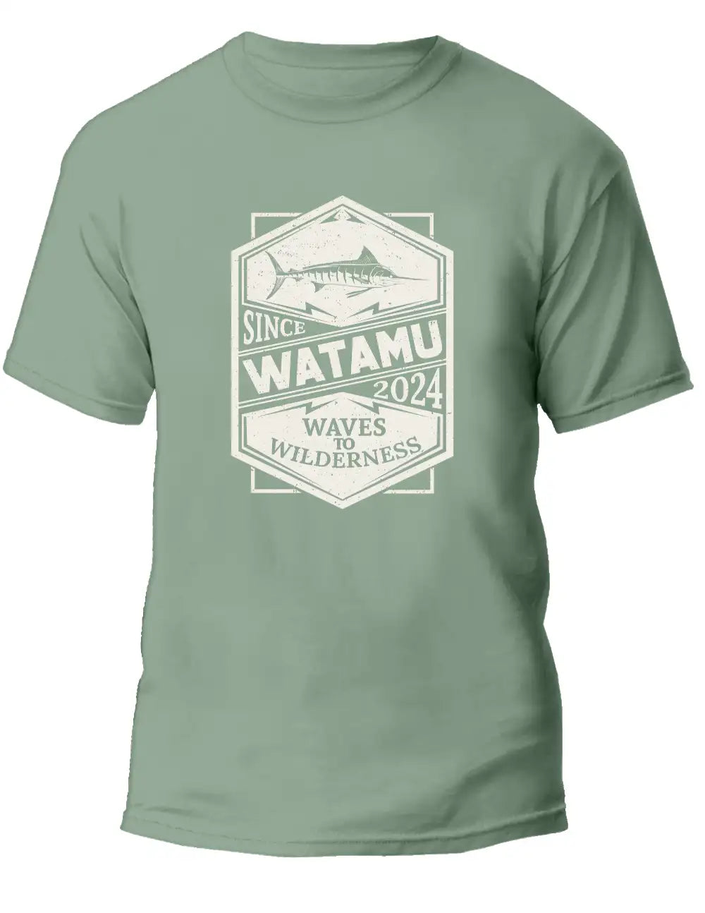 Watamu Mens Shield T-Shirt In Sage