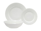 Maxwell & Williams White Basics Euro Rim Din Set 12 Pieces Gift Boxed In White