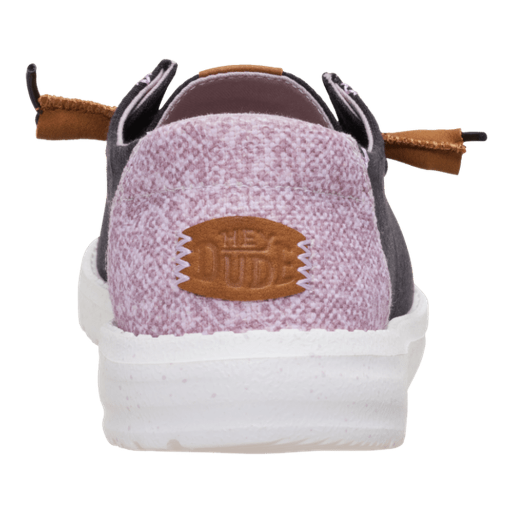 Hey Dude Womens Wendy Boho Butterfly Shoes In Black/Purple