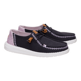 Hey Dude Womens Wendy Boho Butterfly Shoes In Black/Purple