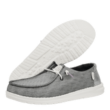 Hey Dude Womens Wendy Metallic Sparkle Shoes In Charcoal
