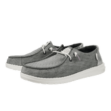 Hey Dude Womens Wendy Metallic Sparkle Shoes In Charcoal