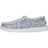 Hey Dude Womens Wendy Stretch jersey Shoes In Light Grey