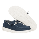 Hey Dude Womens Wendy Stretch Sox Slide On Shoes In Navy/White