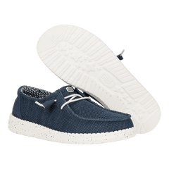Hey Dude Womens Wendy Stretch Sox Shoes in Navy