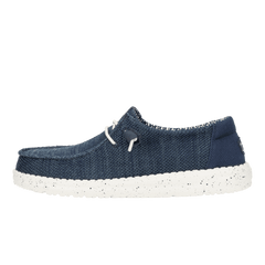 Hey Dude Womens Wendy Stretch Sox Shoes in Navy