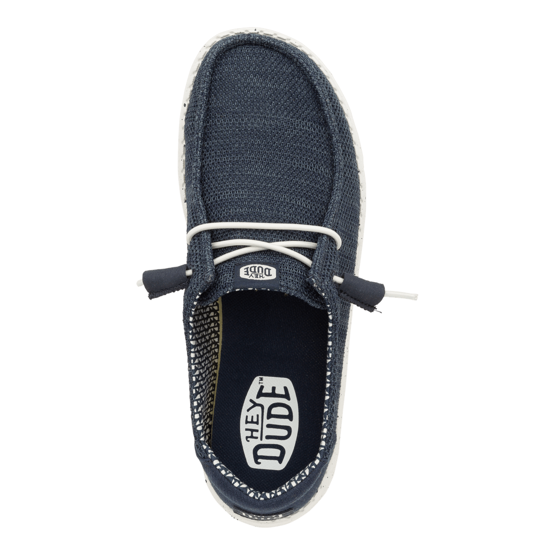 Hey Dude Womens Wendy Stretch Sox Shoes in Navy