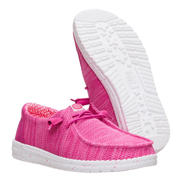 Hey Dude Wendy Stretch Sox - Fuchsia Pink