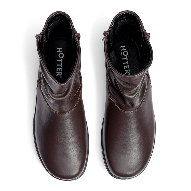Hotter Ladies Whisper Shoes In Chocolate