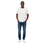 Ben Sherman Mens Embossed Bear T-Shirt In White