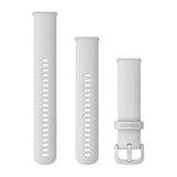 Garmin Quick Release White Leather /Silver