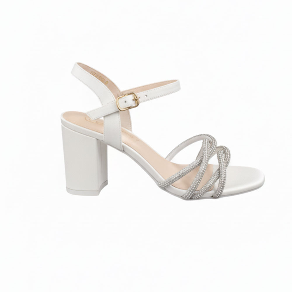 Footwork Womens Belle Heels In White