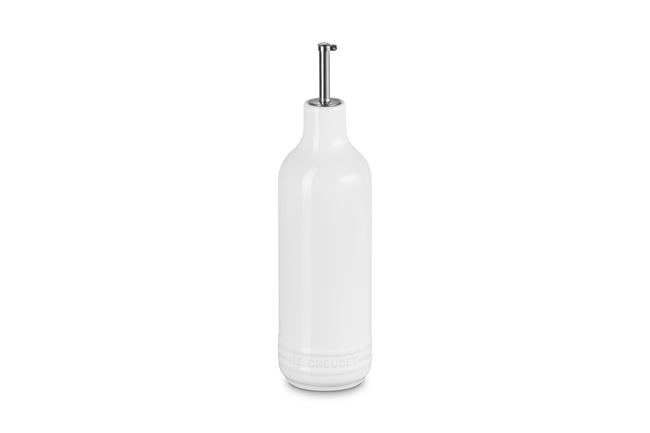 Le Creuset 600Ml Oil Cruet Olive Branch White