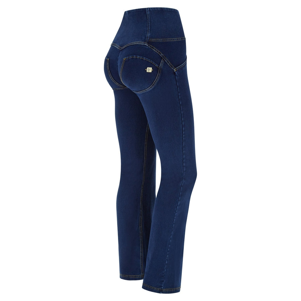 Freddy Ladies High Waist Cropped Skinny Jeans In Blue