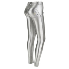 Freddy Womens Pantalone Lungo Pants In Silver