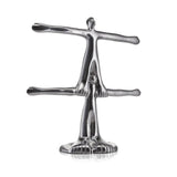 Carrol Boyes Well Balanced Sculture Mug Stand In Silver