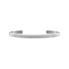 Daniel Wellington Womens Large Classic Lumine Cuff Bracelet In Silver