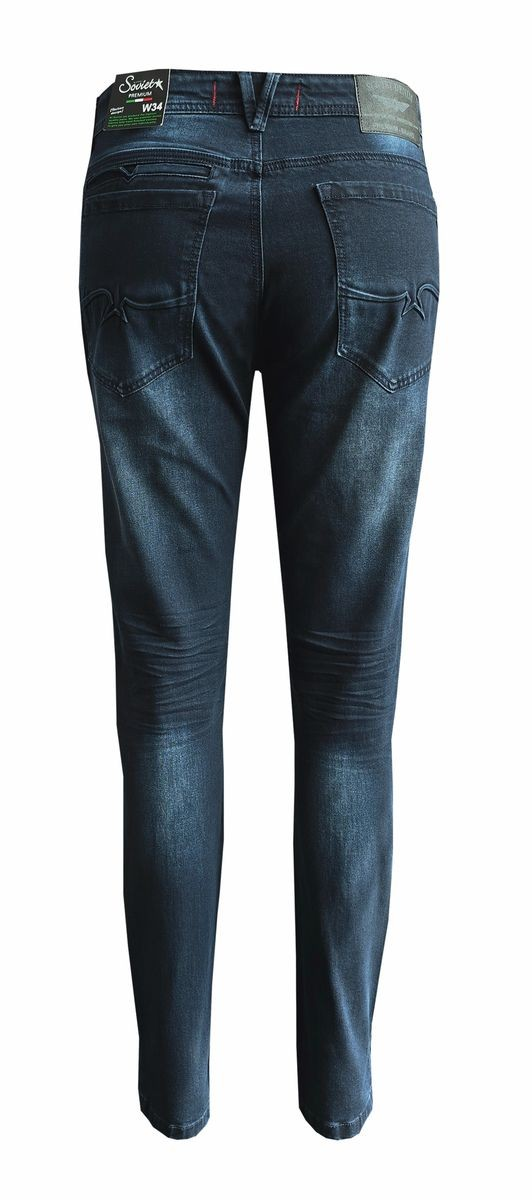 Soviet Mens Hooper Slim Leg Fashion Jeans In Double Dip