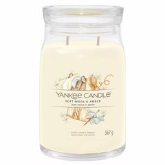 Yankee Candle Signature Large Soft Wool&Amber