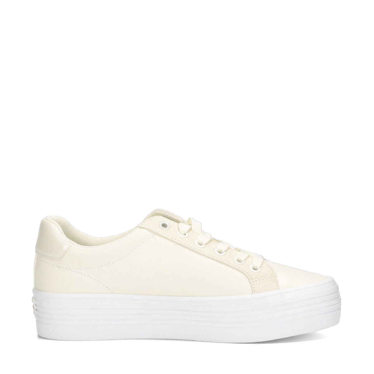 Calvin Klein Yw014920 Womens Ftw Bold Vulc Flatform Off White