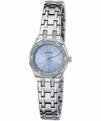 Guess Pixie Ladies Silver Tone Analog