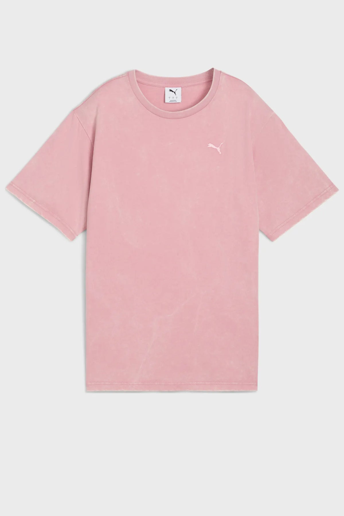 Puma Womens Essential Elevated Washed T-Shirt In Pink