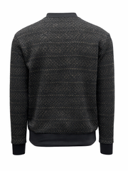 Vialli Mens Machine Knit Jersey In Black