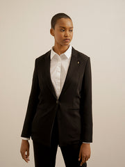 Polo Womens Suit Blazer Black