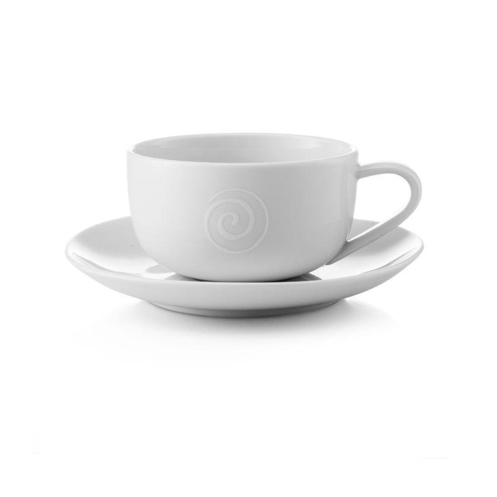 Carrol Boyes Cup & Saucer-Swirl