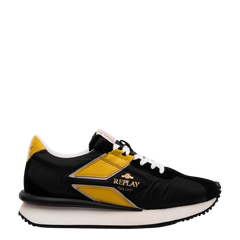 Replay Casey Nylon Sneaker  Black Yellow