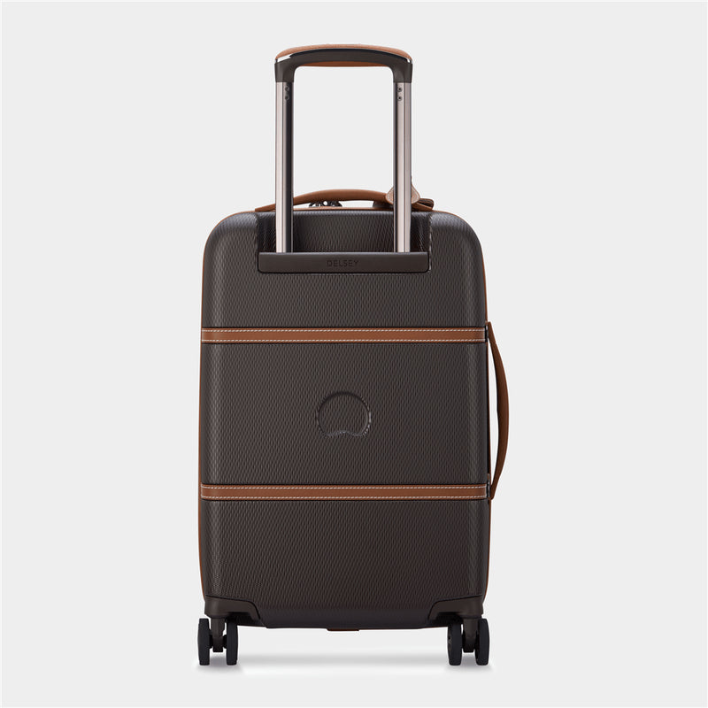 Delsey Chatelet Air 4 Wl Ca Bin Trolly Case Chocolate