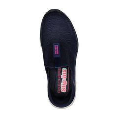 Skechers 124569 Womens Slip-Ins Go Walk 6 Shoes Navy
