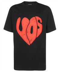 Vision Of Super Vs00596 Tshirt With Puffy Print Black